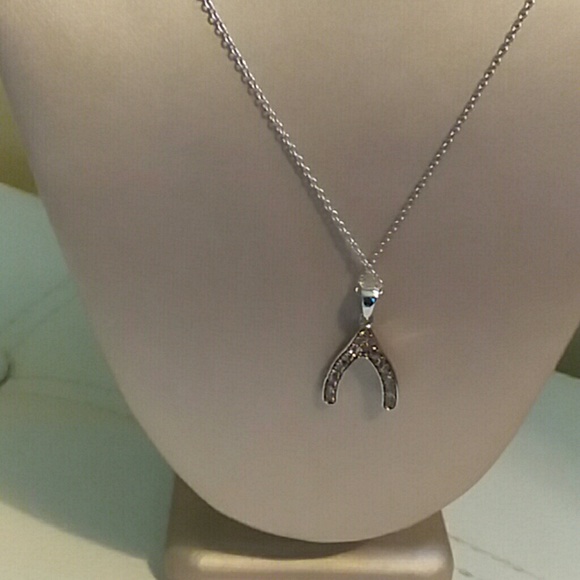 COLORS OF DIAMONDS Jewelry - CHAMPAGNE DIAMONDS WISHBONE PENDANT